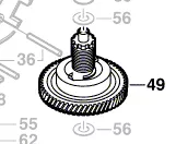 Accouplement à friction pour AHS 6000 PRO-T BOSCH